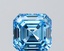 1.54 Ct. Fancy Vivid  Blue Asscher Lab Grown Diamond
