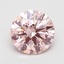 4.07 Ct. Fancy Vivid  Pink Round Lab Grown Diamond