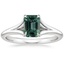 18K White Gold Reverie Solitaire Ring, smalltop view