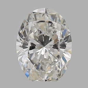 Oval diamond — real photo