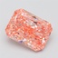 10.03 Ct. Fancy Intense Pink Radiant Lab Grown Diamond