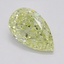 0.90 Ct. Fancy Light Yellow Pear Diamond
