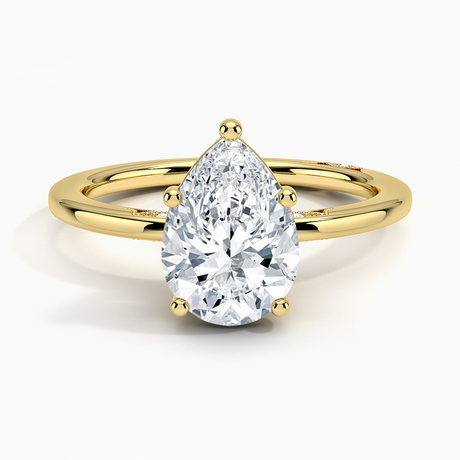 18K Yellow Gold Simply Tacori Delicate Drape Diamond Ring