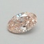 0.50 Ct. Fancy Intense Pink Oval Lab Grown Diamond