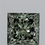 2.10 Ct. Fancy Vivid Green Princess Lab Grown Diamond