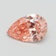 2.00 Ct. Fancy Vivid Pink Pear Lab Grown Diamond
