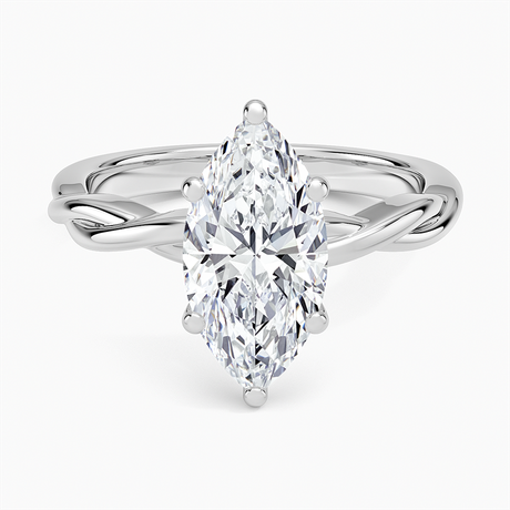 Twisted Vine Engagement Ring - Solitaire