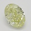 0.72 Ct. Fancy Light Yellow Oval Diamond