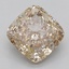 2.01 Ct. Very Light  Brown Cushion Lab Grown Diamond