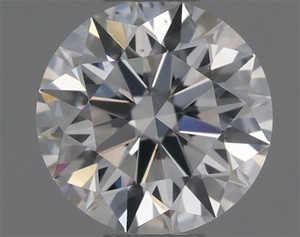 Round diamond — real photo