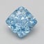 2.78 Ct. Fancy Vivid Blue Cushion Lab Grown Diamond