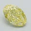 1.13 Ct. Fancy Intense Yellow Oval Lab Grown Diamond