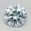 3.04 Ct. Fancy Intense Blue Round Lab Grown Diamond
