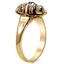 The Lisbetha Ring, smalltop view on a hand