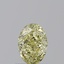 0.80 Ct. Fancy Light Yellow Oval Diamond