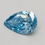 0.50 Ct. Fancy Vivid Blue Pear Lab Grown Diamond