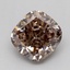 1.03 Ct. Fancy Light  Brown Cushion Lab Grown Diamond