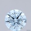 1.23 Ct. Fancy Vivid Blue Round Lab Grown Diamond