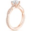 14K Rose Gold Petite Luxe Twisted Vine Diamond Ring (1/4 ct. tw.), smallside view