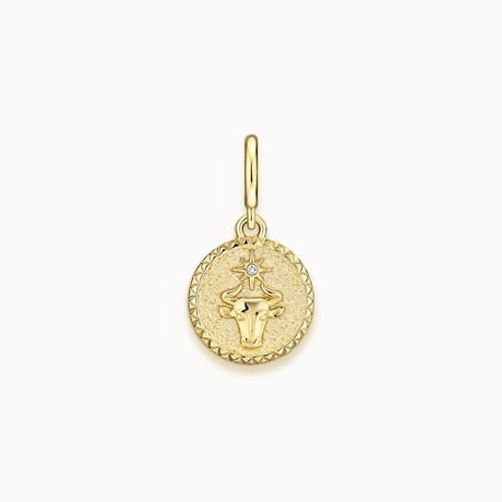 Zodiac Diamond Taurus Charm