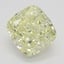 5.01 Ct. Fancy Light Yellow Cushion Diamond