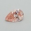 0.30 Ct. Fancy Vivid Pink Pear Lab Grown Diamond