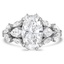 Custom Luxe Oval and Pear Diamond Ring