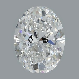 Oval diamond — real photo