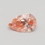 0.70 Ct. Fancy Intense Pink Pear Lab Grown Diamond