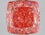 3.27 Ct. Fancy Vivid Pink Cushion Lab Grown Diamond