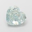 2.75 Ct. Fancy Intense  Green Heart Lab Grown Diamond
