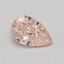 0.66 Ct. Fancy Intense Pink Pear Lab Grown Diamond
