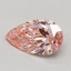 0.50 Ct. Fancy Intense Pink Pear Lab Grown Diamond