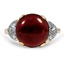 Edwardian Garnet Cocktail Ring