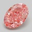 4.08 Ct. Fancy Vivid Pink Oval Lab Grown Diamond