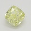 0.51 Ct. Fancy Yellow Cushion Diamond