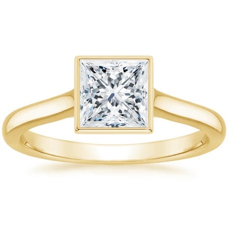 18K Yellow Gold Luna Bridal Set