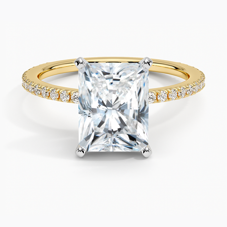 18K Yellow Gold Ballad Three-Quarter Coverage Diamond Ring (1/4 ct. tw.)