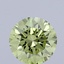 1.22 Ct. Fancy Vivid Green Round Lab Grown Diamond