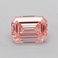 1.05 Ct. Fancy Vivid  Pink Emerald Lab Grown Diamond
