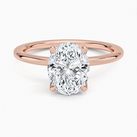 14K Rose Gold 1.5mm Petite Elodie Perfect Fit Solitaire Ring