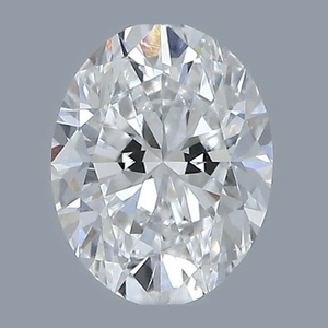 Oval diamond — real photo