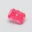 0.52 Ct. Fancy Vivid  Pink Radiant Lab Grown Diamond