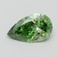 1.01 Ct. Fancy Vivid Pacific Green Pear Lab Grown Diamond