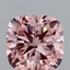 1.84 Ct. Fancy Intense Pink Cushion Lab Grown Diamond