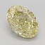 2.63 Ct. Fancy Intense Yellow Oval Lab Grown Diamond
