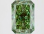 2.67 Ct. Fancy Vivid Green Radiant Lab Grown Diamond