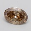 1.07 Ct. Fancy  Brown Oval Lab Grown Diamond
