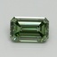 1.51 Ct. Fancy Vivid Pacific Green Emerald Lab Grown Diamond