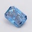 1.07 Ct. Fancy Vivid Blue Radiant Lab Grown Diamond